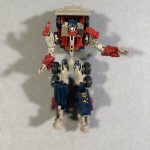 Transformers Movie ROTF Voyager Class Optimus Prime Twin Blaster 2008 Incomplete